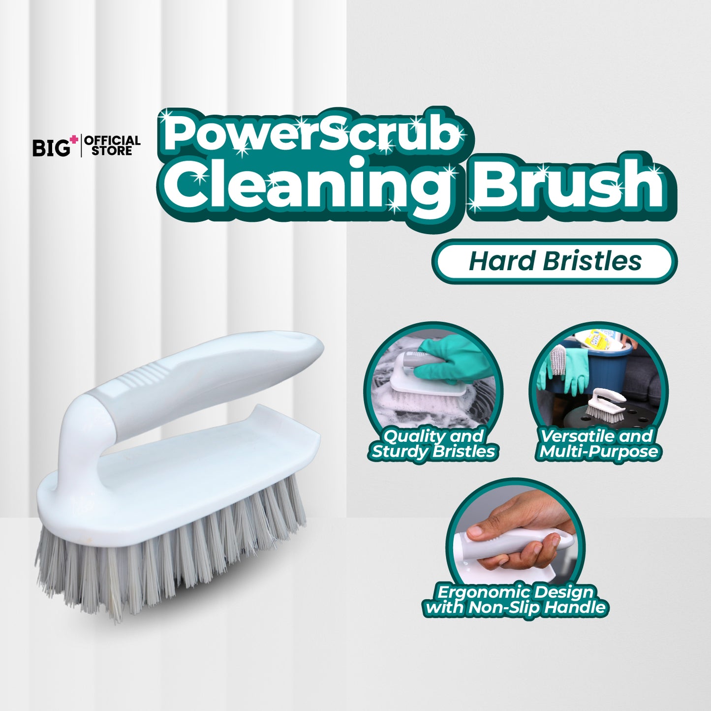 BIG+ PowerScrub Cleaning Brush