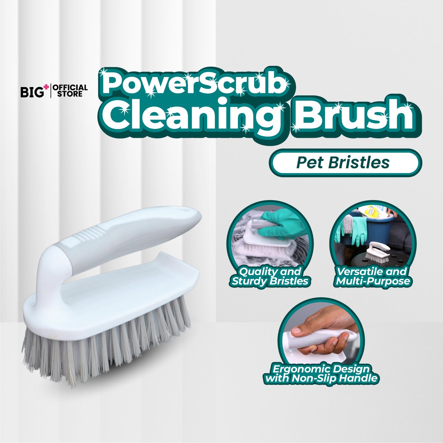 BIG+ PowerScrub Cleaning Brush