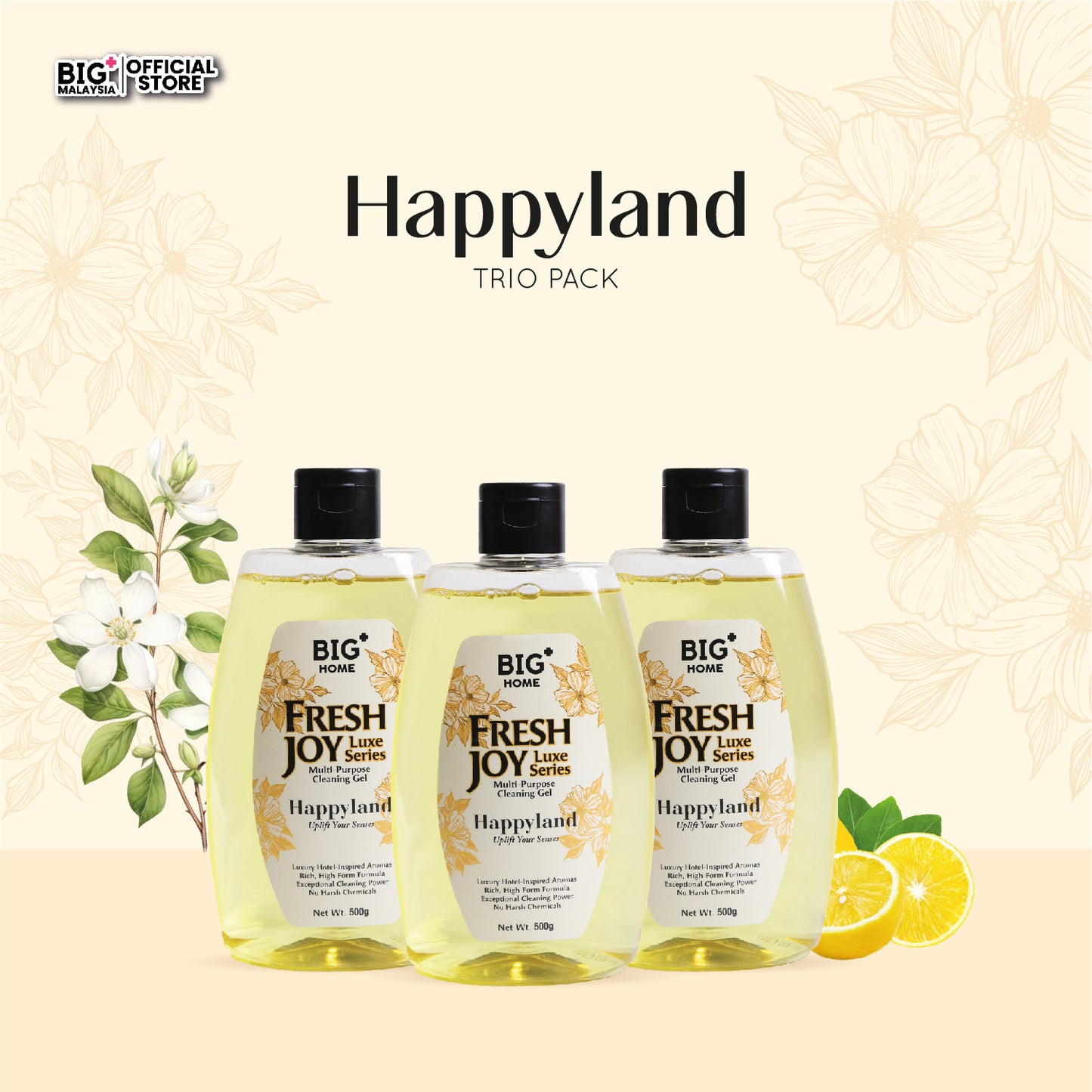 BIG+ FreshJoy Luxe Multi-Purpose Cleaning Gel (Happyland)