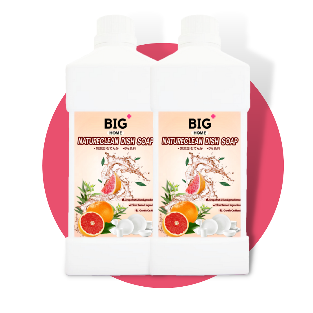BIG+ Natureclean Premium Dish Soap | 2 x 1000ml