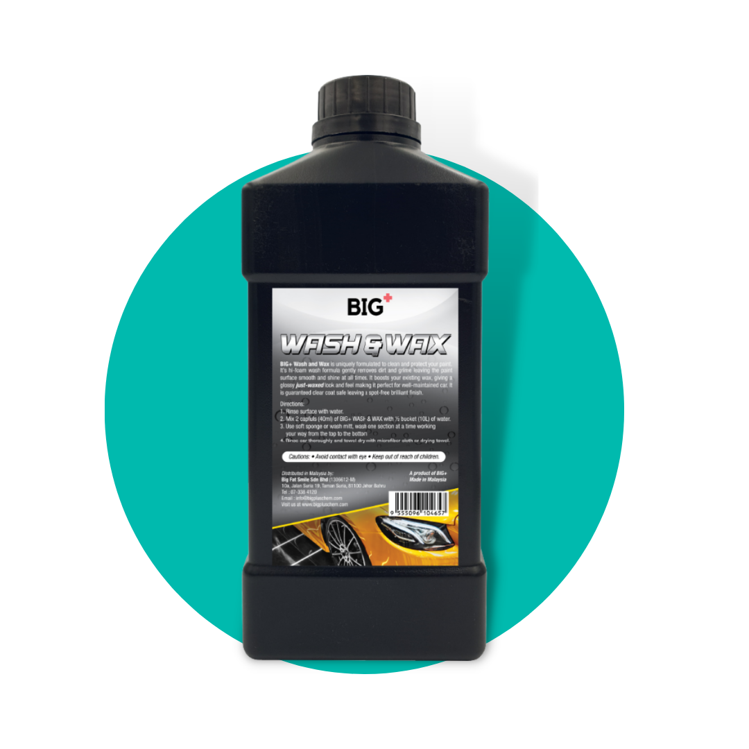 BIG+ Wash & Wax Car Shampoo